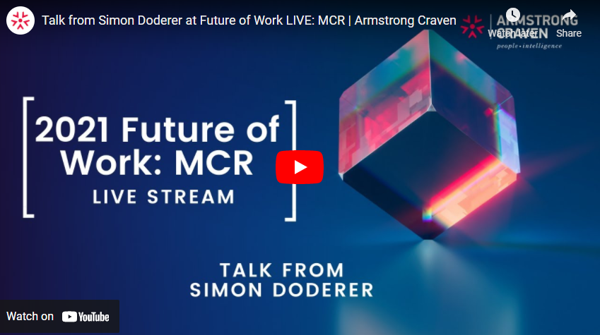 Talk from Simon Doderer at Future of Work LIVE: MCR